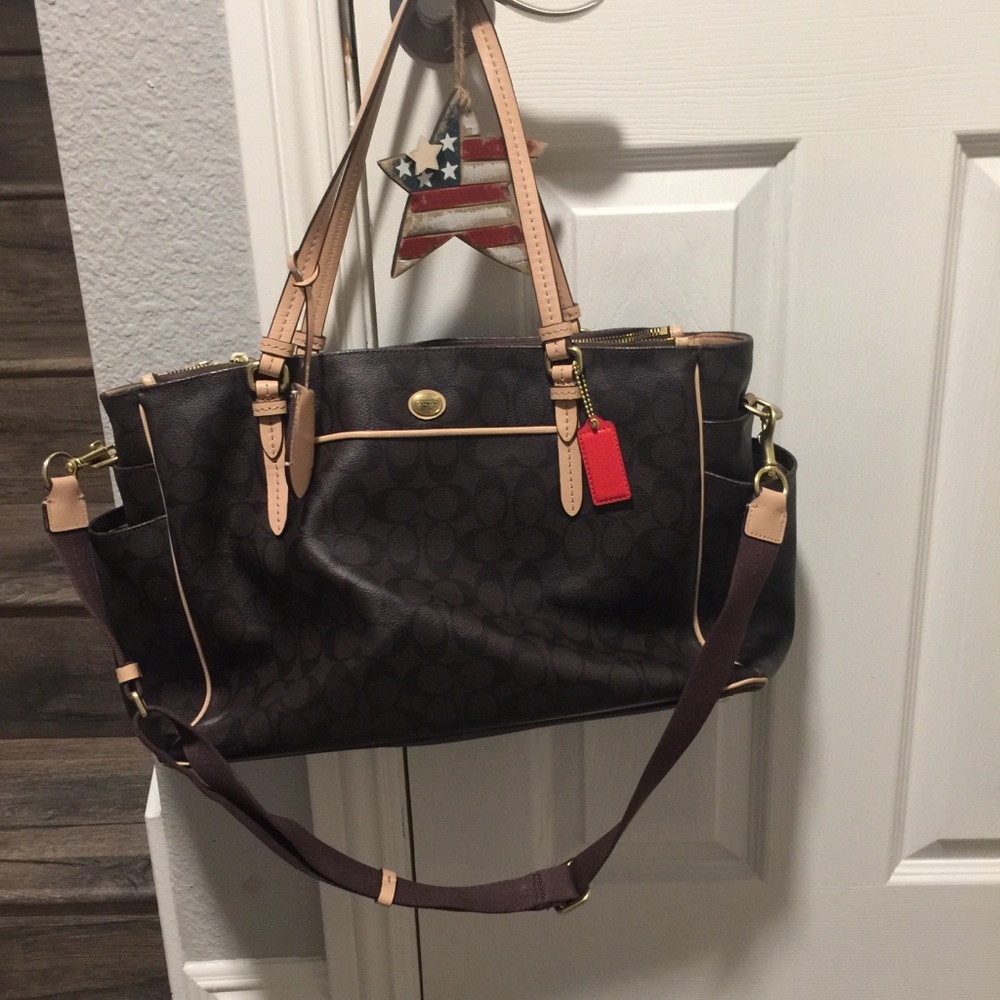 Coach diaper bag / multifunctional bag NWOT